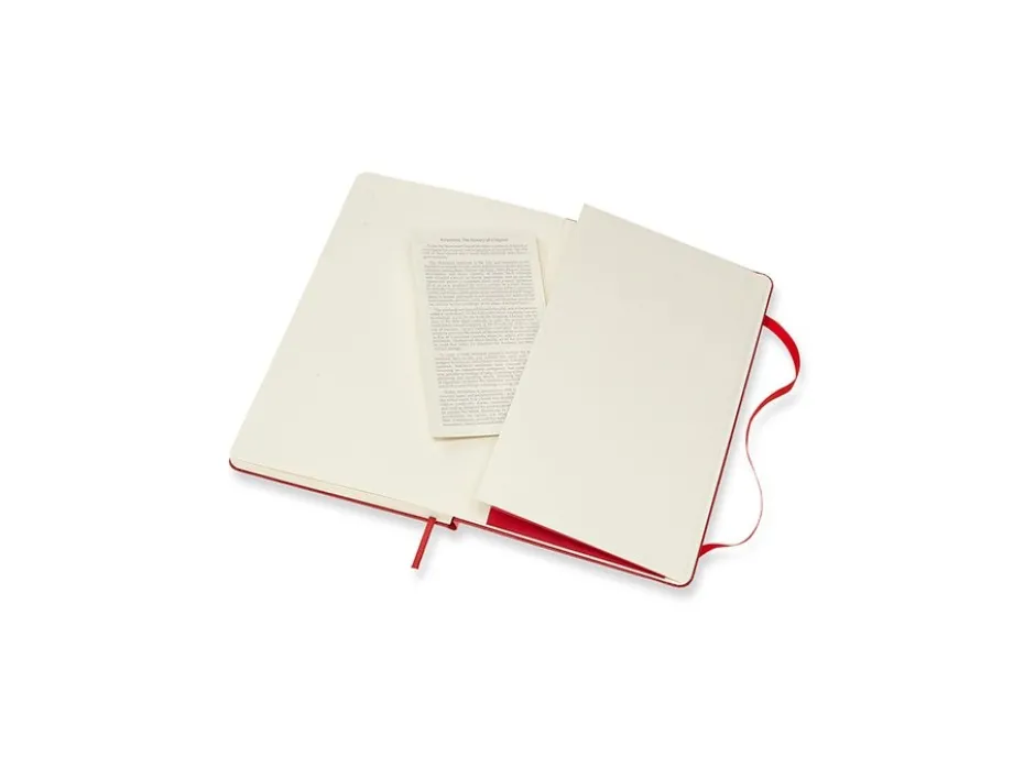 Moleskine Classic Notebook Hard L – Prikker Scarlet Red