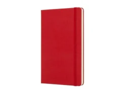 Moleskine Classic Notebook Hard L – Prikker Scarlet Red