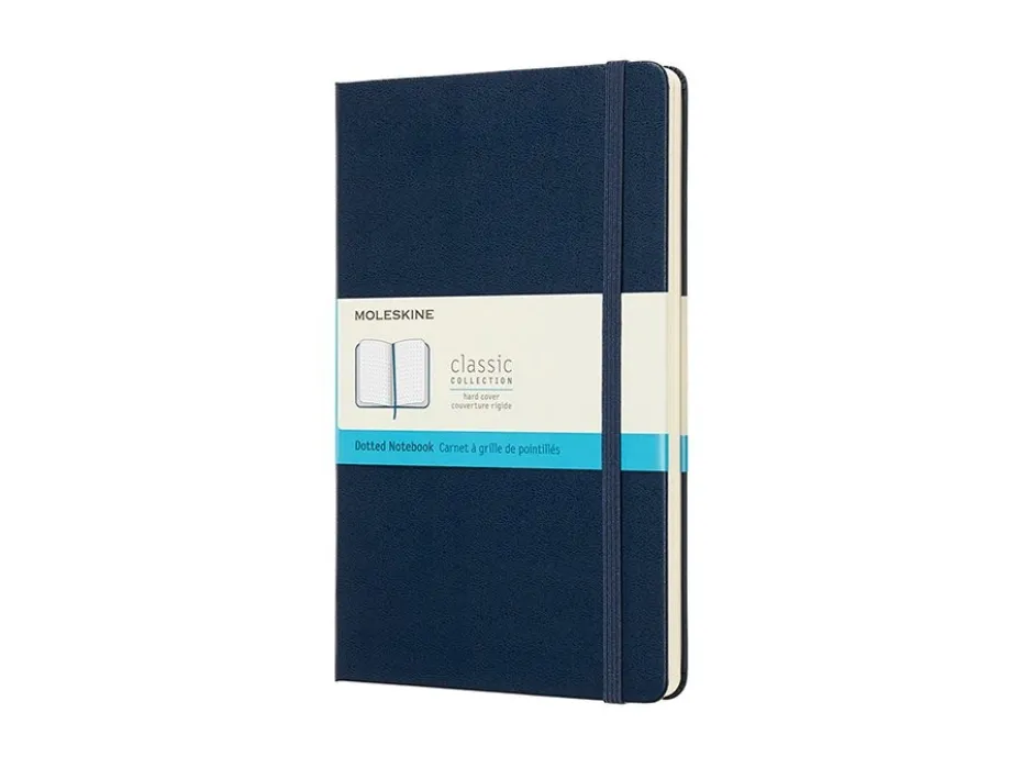 Moleskine Classic Notebook Hard L – Prikker Sapphire Blue