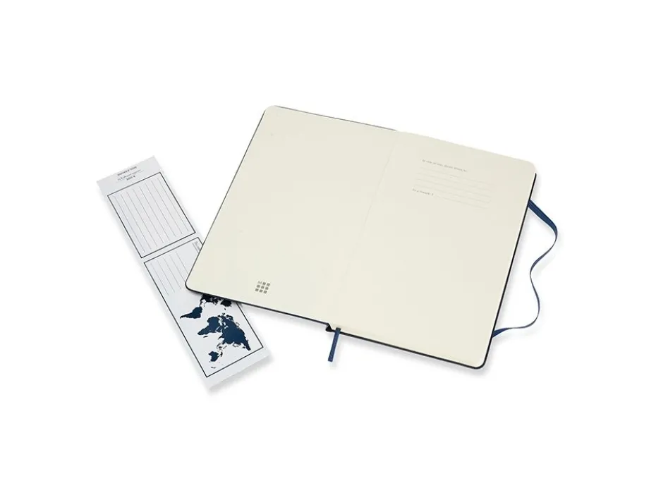Moleskine Classic Notebook Hard L – Prikker Sapphire Blue