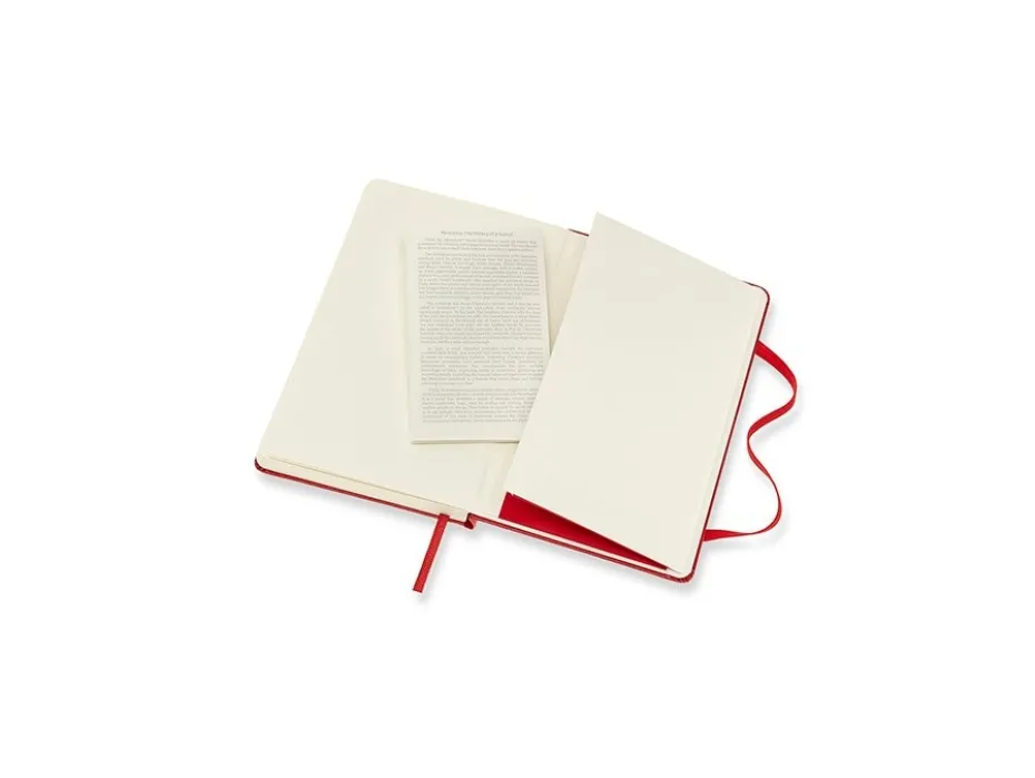 Moleskine Classic Notebook Hard P – Prikker Scarlet Red