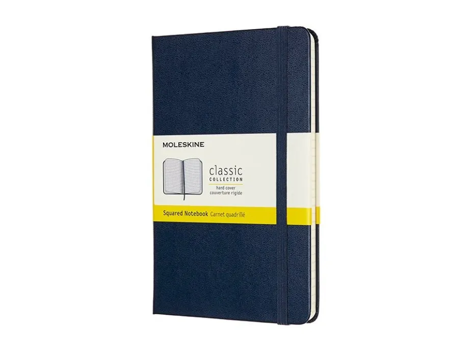 Moleskine Classic Notebook Hard M – Ruter Sapphire Blue