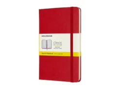 Moleskine Classic Notebook Hard M – Ruter Scarlet Red