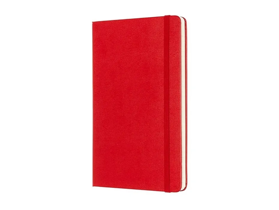 Moleskine Classic Notebook Hard L – Ruter Scarlet Red
