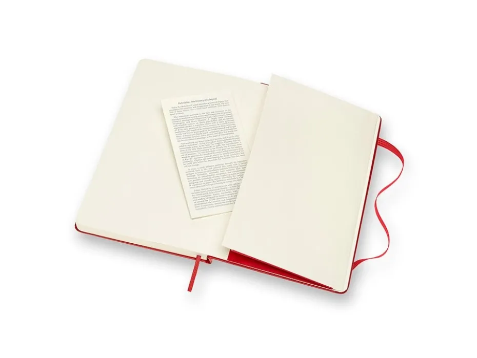 Moleskine Classic Notebook Hard L – Ruter Scarlet Red