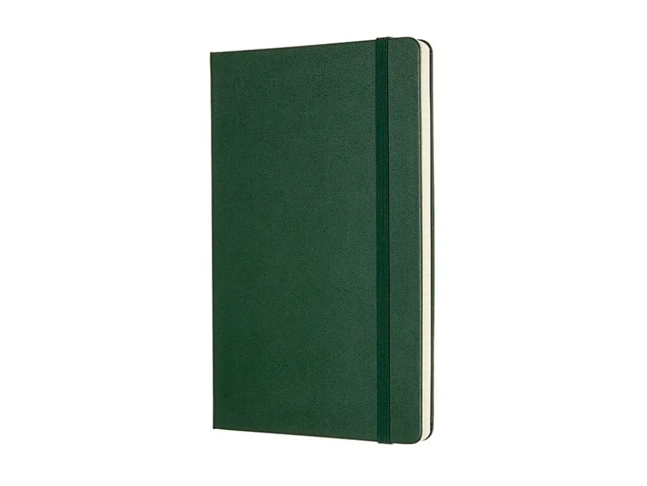 Moleskine Classic Notebook Hard L – Ruter Myrtle Green