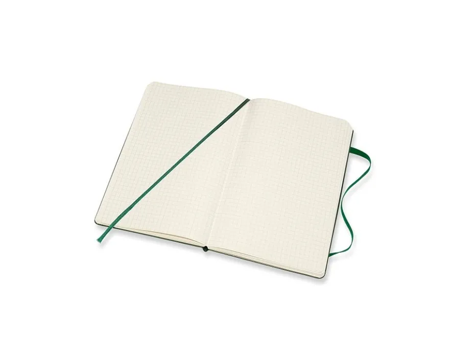 Moleskine Classic Notebook Hard L – Ruter Myrtle Green