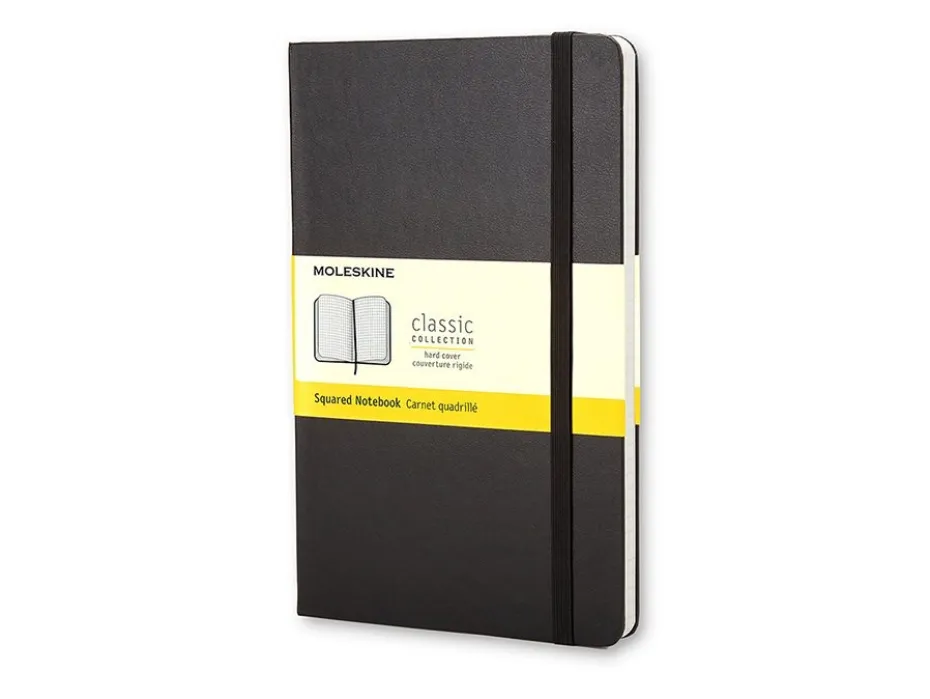 Moleskine Classic Notebook Hard P – Ruter Black