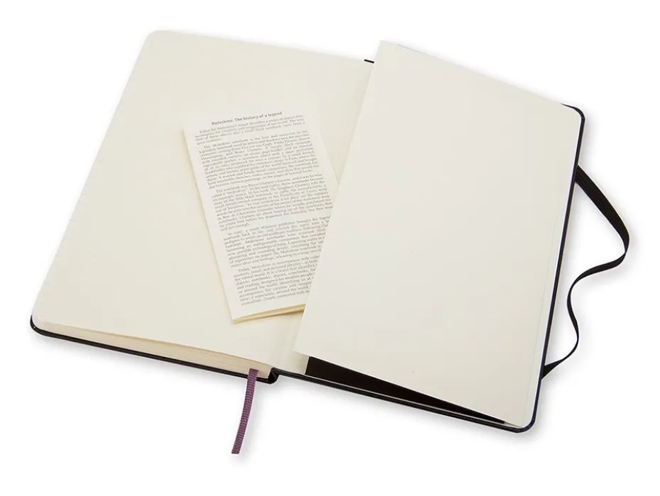Moleskine Classic Notebook Hard L – Linjert Black
