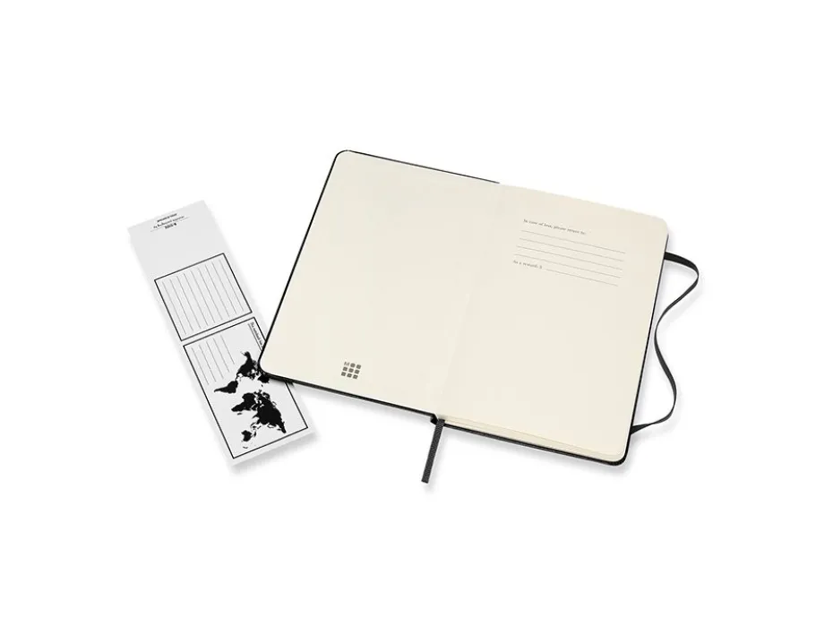 Moleskine Classic Notebook Hard M – Linjert Black