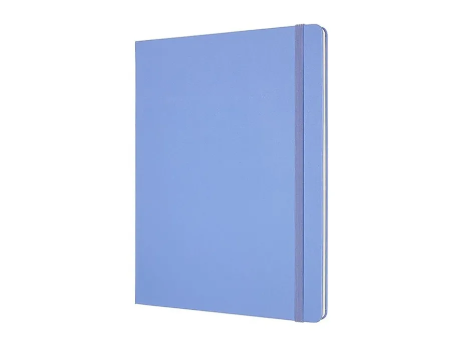 Moleskine Classic Notebook Hard XL – Linjert Hydrangea Blue