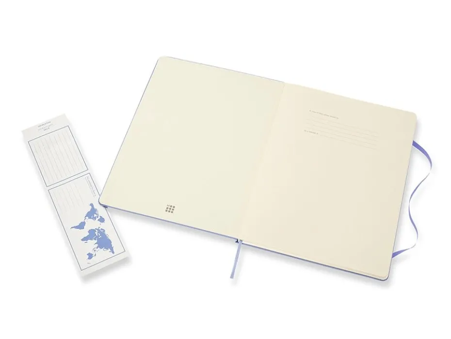 Moleskine Classic Notebook Hard XL – Linjert Hydrangea Blue