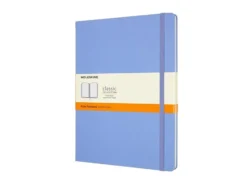 Moleskine Classic Notebook Hard XL – Linjert Hydrangea Blue