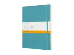 Moleskine Classic Notebook Soft XL – Linjert Reef Blue