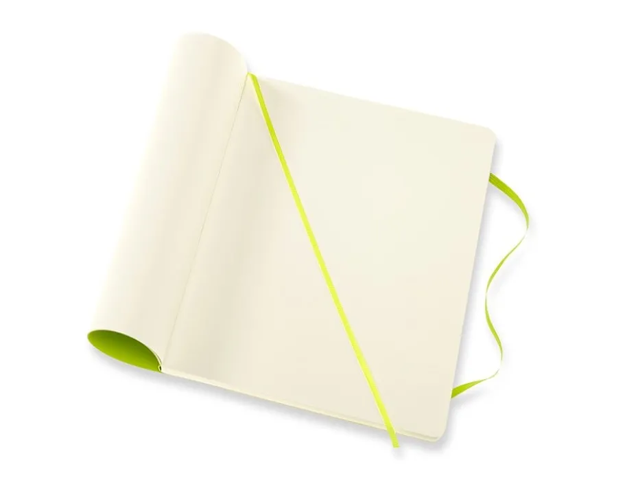 Moleskine Classic Notebook Soft XL – Blank Lemon Green