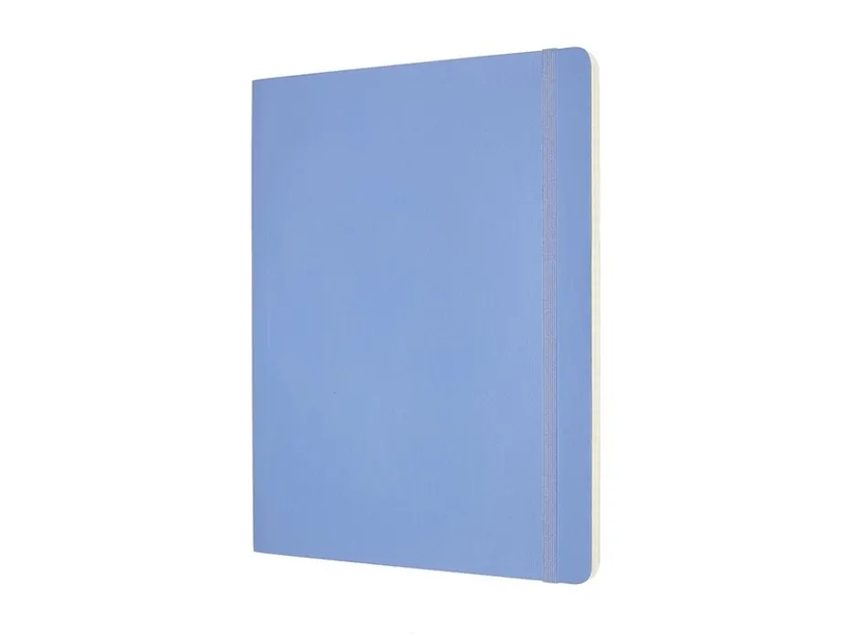 Moleskine Classic Notebook Soft XL – Linjert Hydrangea Blue