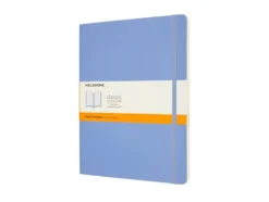 Moleskine Classic Notebook Soft XL – Linjert Hydrangea Blue