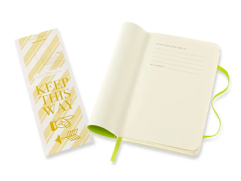 Moleskine Classic Notebook Soft P – Blank Lemon Green