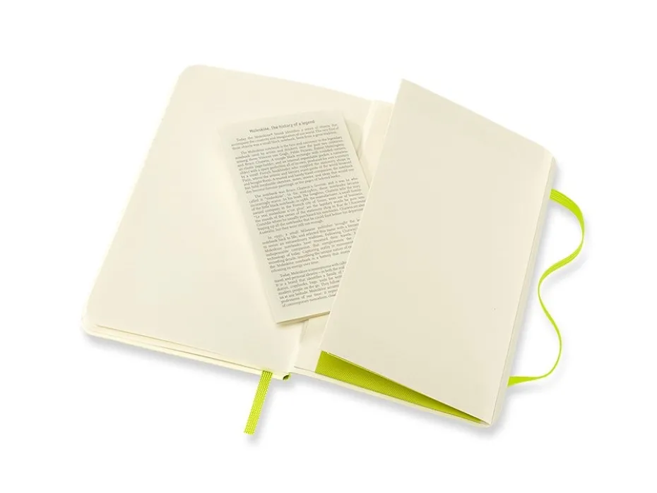 Moleskine Classic Notebook Soft P – Blank Lemon Green