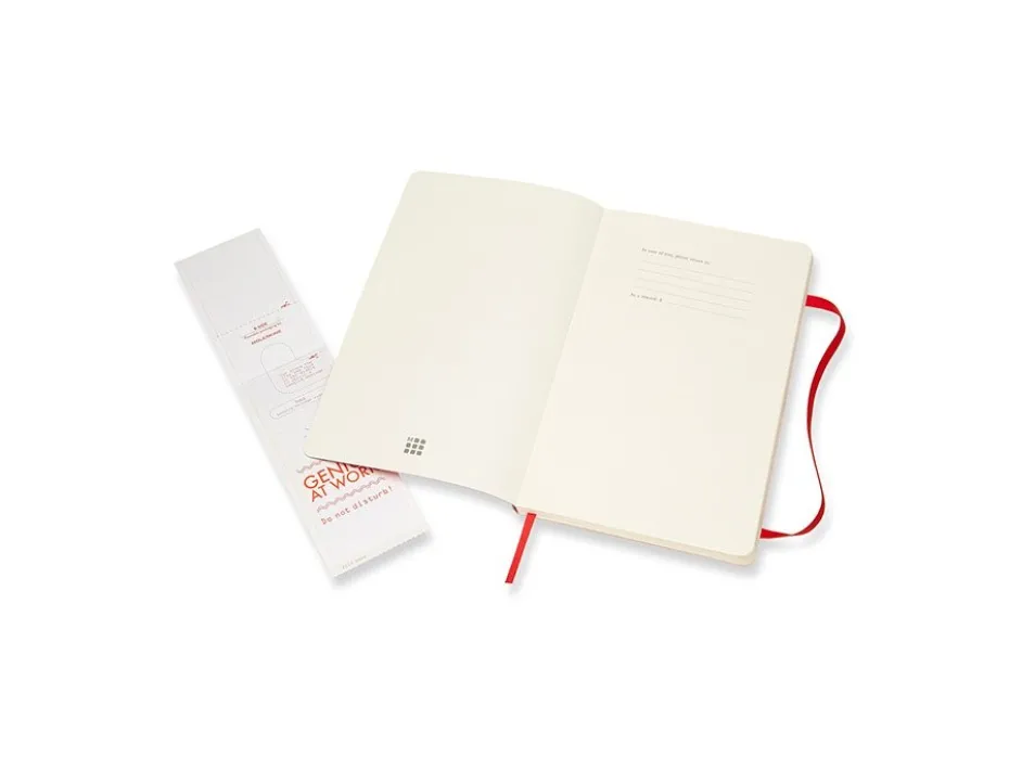 Moleskine Classic Notebook Soft L – Blank Scarlet Red