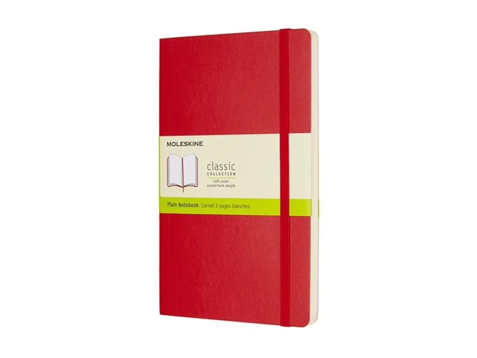 Moleskine Classic Notebook Soft L – Blank Scarlet Red