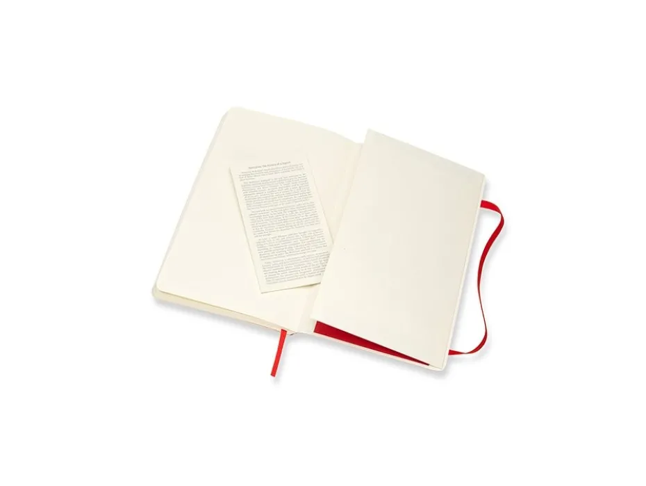 Moleskine Classic Notebook Soft L – Blank Scarlet Red
