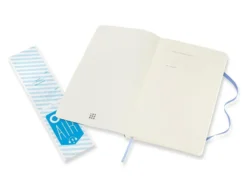 Moleskine Classic Notebook Soft L – Linjert Hydrangea Blue
