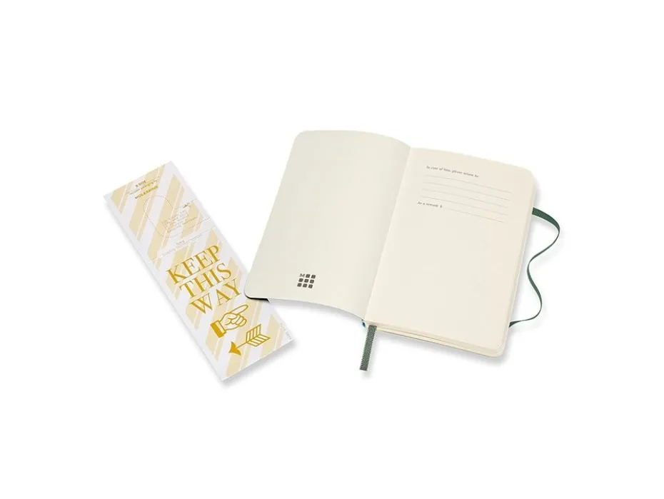 Moleskine Classic Notebook Soft P – Prikker Myrtle Green