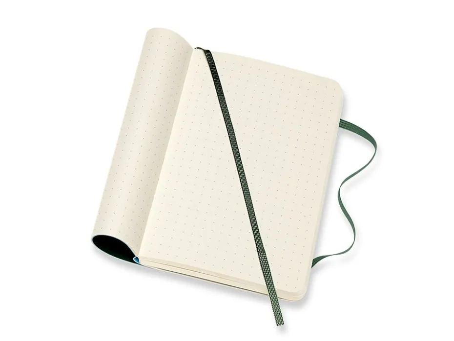 Moleskine Classic Notebook Soft P – Prikker Myrtle Green