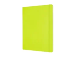 Moleskine Classic Notebook Soft XL – Linjert Lemon Green