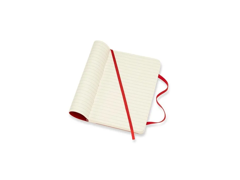 Moleskine Classic Notebook Soft P – Linjert Scarlet Red