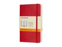 Moleskine Classic Notebook Soft P – Linjert Scarlet Red