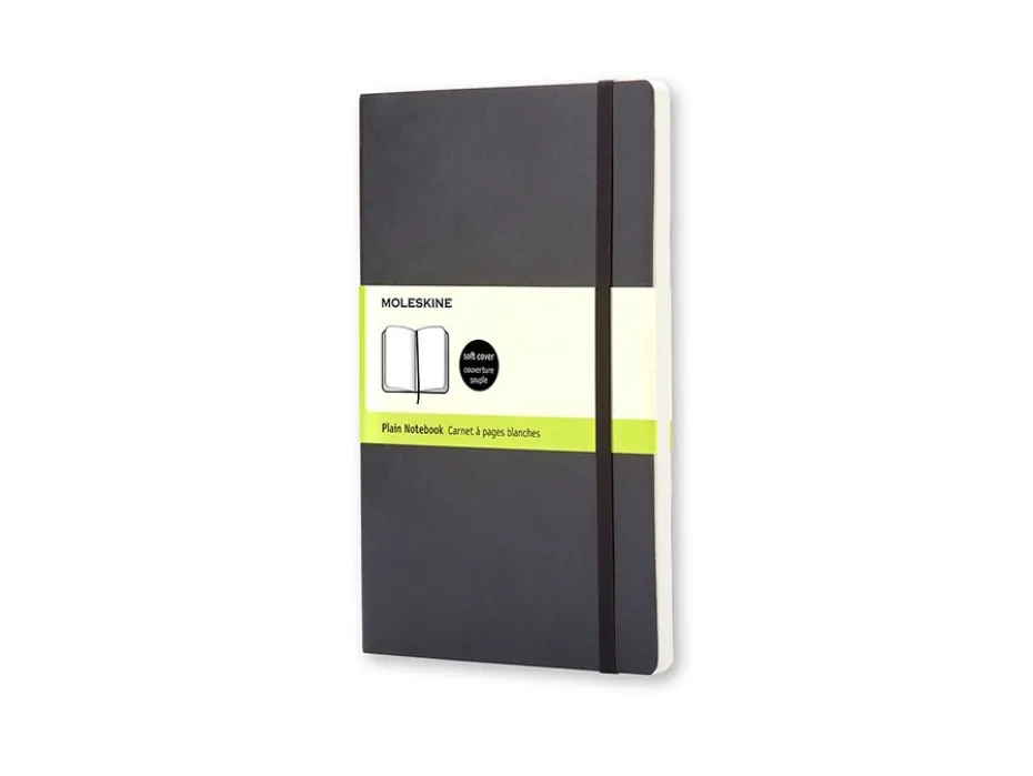 Moleskine Classic Notebook Soft L – Blank Black