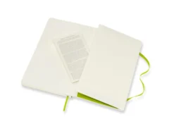 Moleskine Classic Notebook Soft L – Linjert Lemon Green