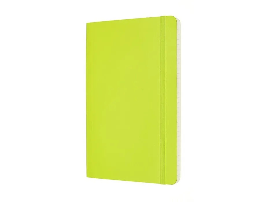 Moleskine Classic Notebook Soft L – Linjert Lemon Green
