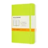 Moleskine Classic Notebook Soft P – Linjert Lemon Green