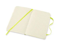 Moleskine Classic Notebook Soft P – Linjert Lemon Green