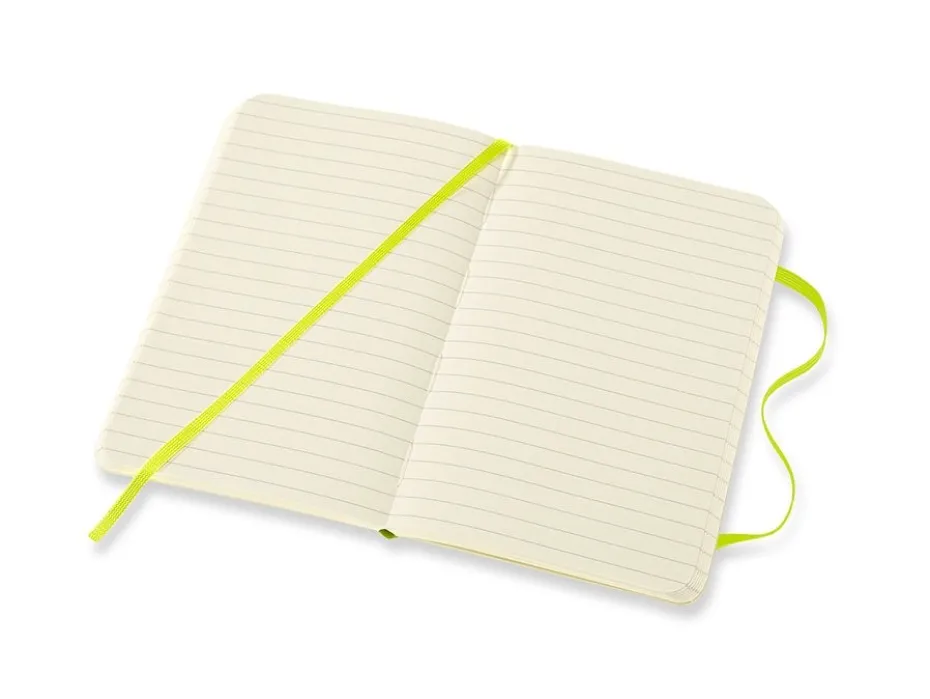 Moleskine Classic Notebook Soft P – Linjert Lemon Green