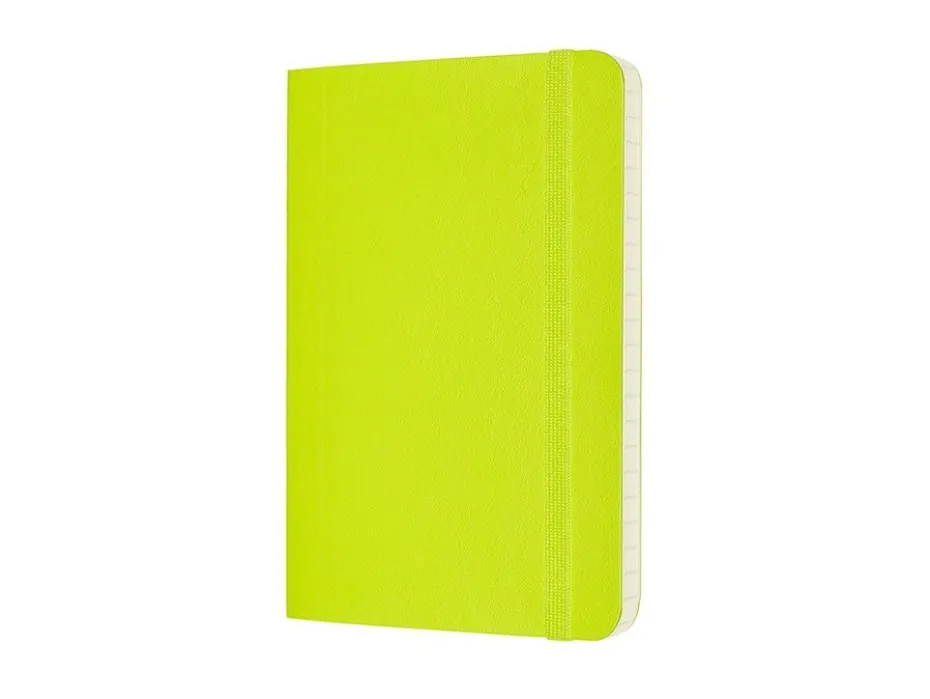 Moleskine Classic Notebook Soft P – Linjert Lemon Green