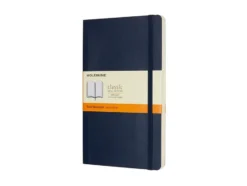 Moleskine Classic Notebook Soft L – Linjert Sapphire Blue