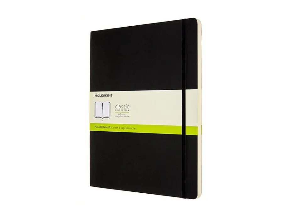 Moleskine Classic Notebook Soft XXL – Blank Black