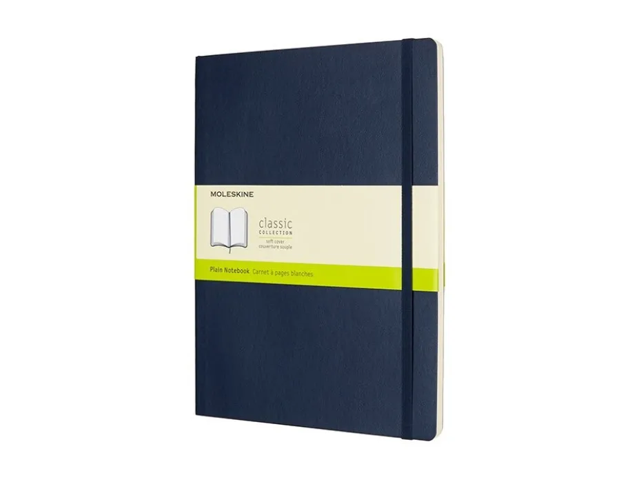 Moleskine Classic Notebook Soft XL – Blank Sapphire Blue