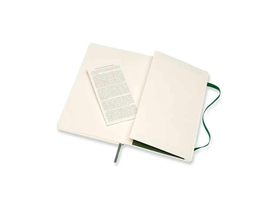 Moleskine Classic Notebook Soft L – Blank Myrtle Green