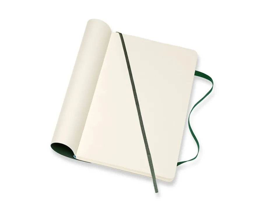 Moleskine Classic Notebook Soft L – Blank Myrtle Green