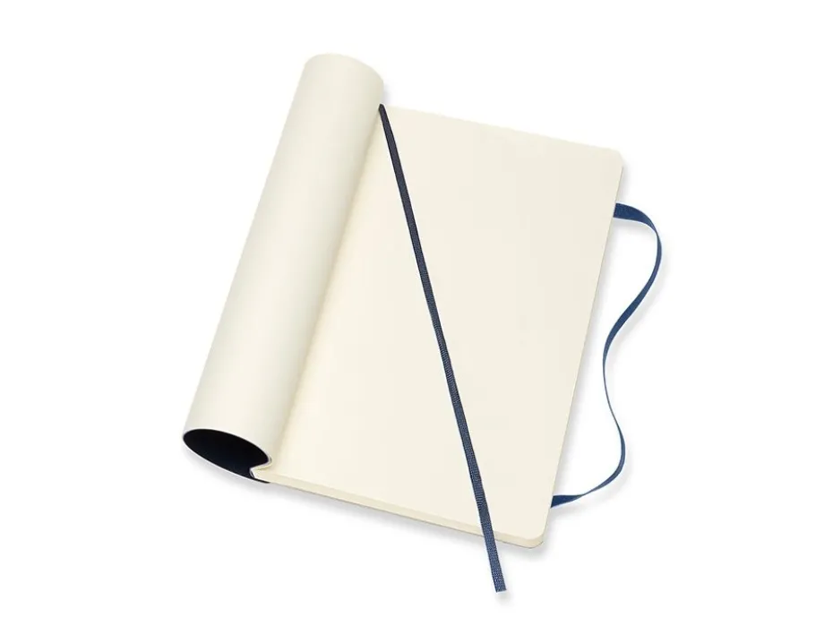 Moleskine Classic Notebook Soft L – Blank Sapphire Blue