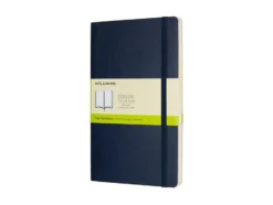 Moleskine Classic Notebook Soft L – Blank Sapphire Blue