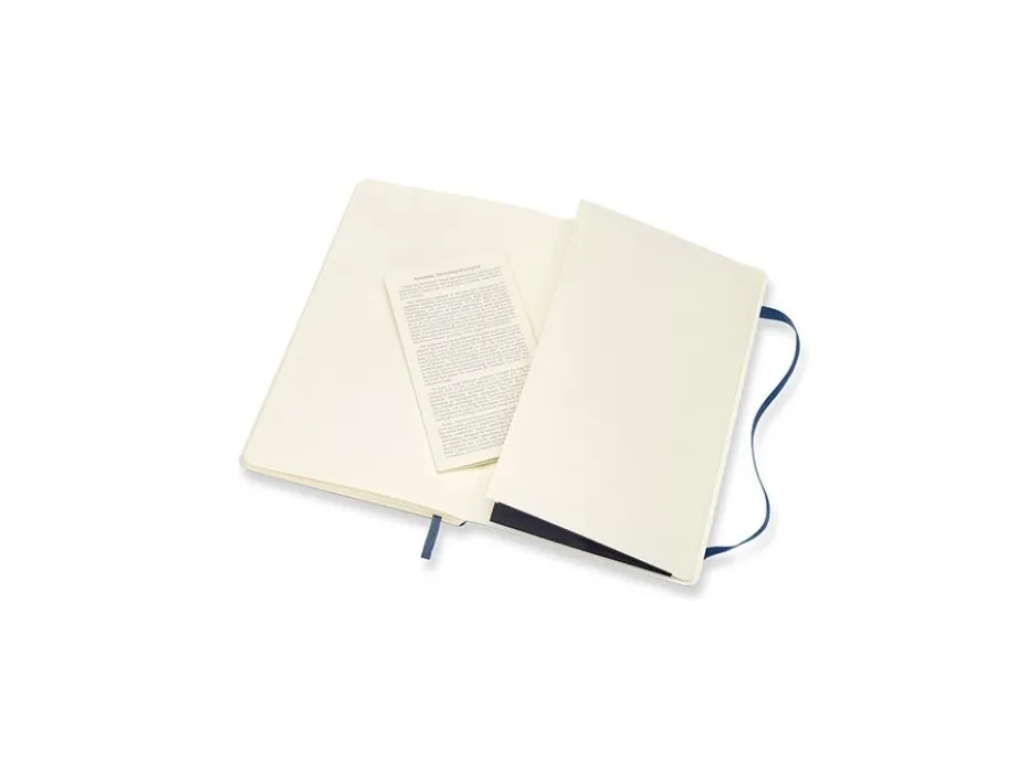 Moleskine Classic Notebook Soft L – Blank Sapphire Blue