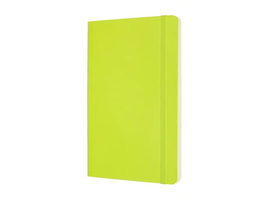 Moleskine Classic Notebook Soft L – Blank Lemon Green