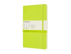 Moleskine Classic Notebook Soft L – Blank Lemon Green