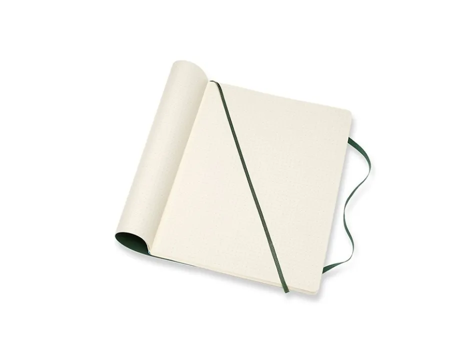 Moleskine Classic Notebook Soft XL – Blank Myrtle Green